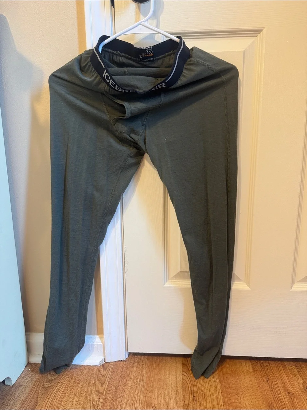 Icebreaker Men’s Olive Green Base Layer Pants